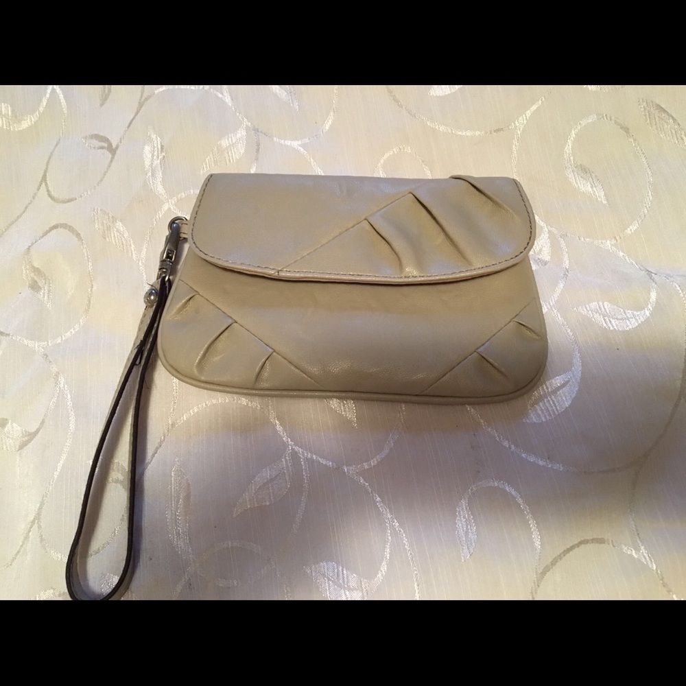 Small Gray Pocketbook/Coinbook/Wristlet